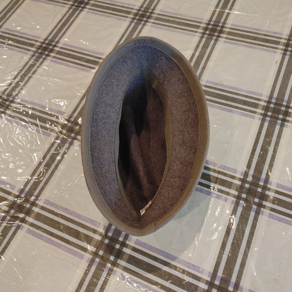 Women's hat 100% Wool color: Gray - Picture 7 of 8